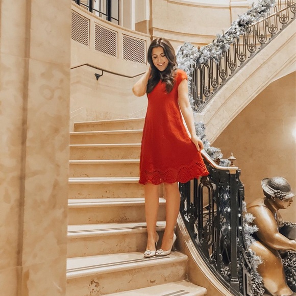 COPY - Anthropologie Knit Holiday Dress - Picture 1 of 3